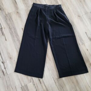 Express Size 6 Crop Culottes Wide Leg Black Pants Trouser